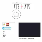 Varaschin Linki Okrągły stół nowoczesny design ogród, H 75 cm Viadurini