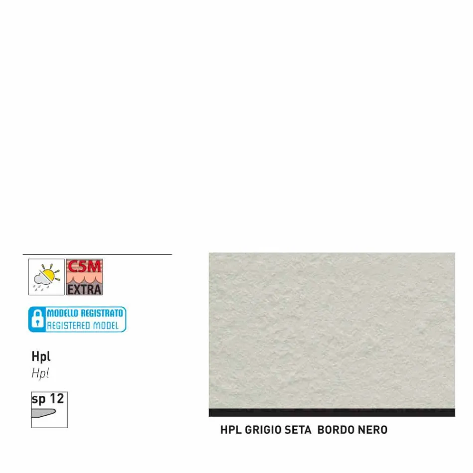 Varaschin Linki Okrągły stół nowoczesny design ogród, H 75 cm Viadurini