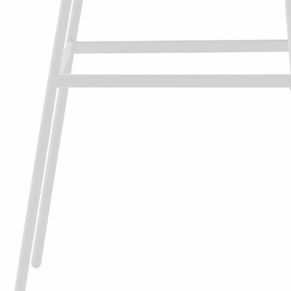 Varaschin Summer Outdoor Zestaw stołków ze stali i tkaniny Viadurini