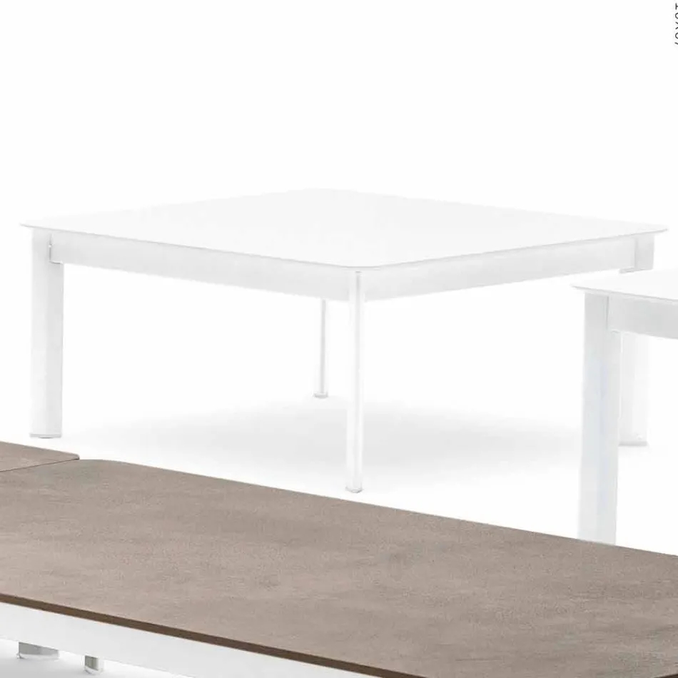 Projekt stolika kawowego Varaschin System z malowanego aluminium Viadurini