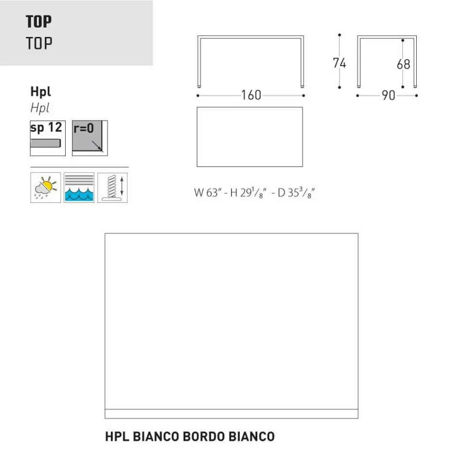 Stół Varaschin Victor wewnątrz i ogrodzie restauracji, nowoczesny design Viadurini