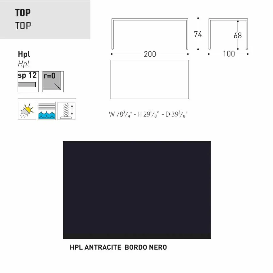 Stół Varaschin Victor wewnątrz i ogrodzie restauracji, nowoczesny design Viadurini