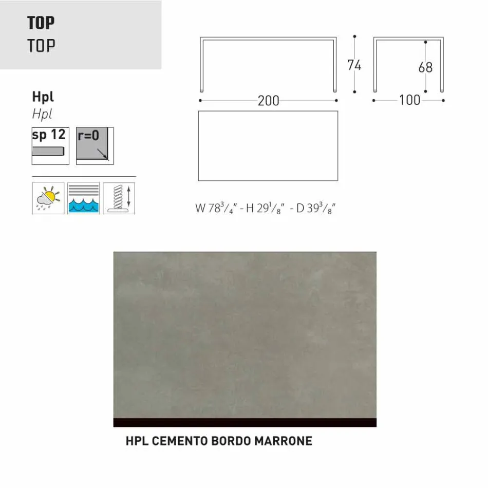 Stół Varaschin Victor wewnątrz i ogrodzie restauracji, nowoczesny design Viadurini