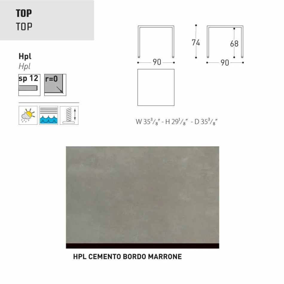Stół Varaschin Victor wewnątrz i ogrodzie restauracji, nowoczesny design Viadurini