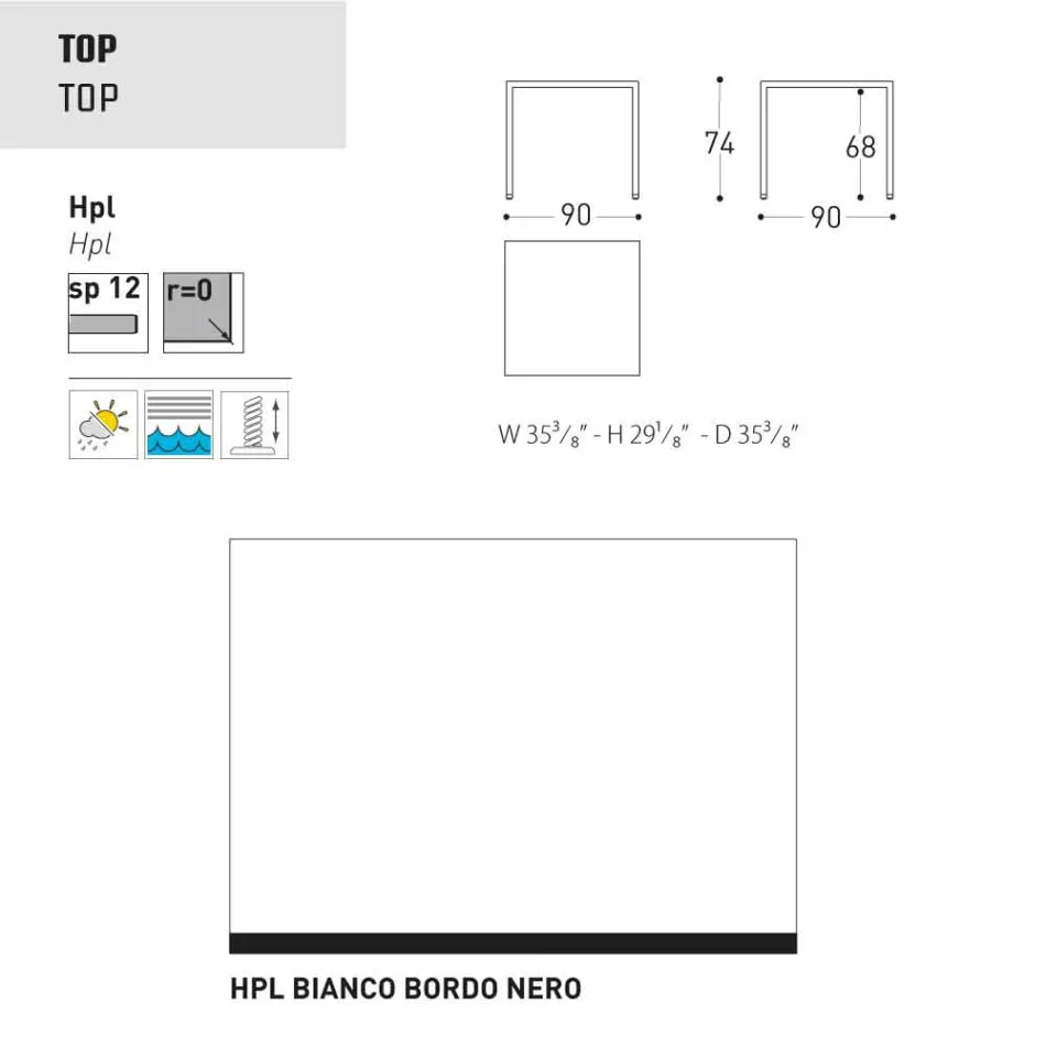 Stół Varaschin Victor wewnątrz i ogrodzie restauracji, nowoczesny design Viadurini