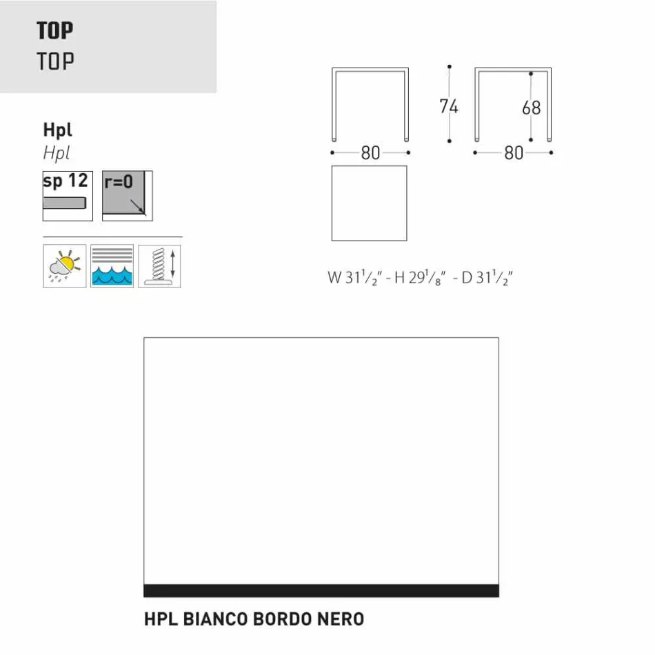 Stół Varaschin Victor wewnątrz i ogrodzie restauracji, nowoczesny design Viadurini