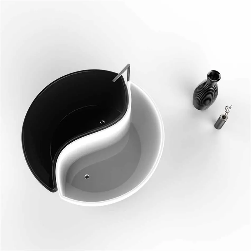 Meble Łazienka wanna inAdamantx® Tao Made in Italy Viadurini