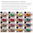 Wanna wolnostojąca kolorowe żelaza nowoczesny design Betty Viadurini