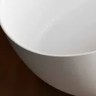 Wolnostojąca wanna, Made in Italy, w Solid Surface - Flow Viadurini