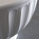 Wanna z litą powierzchnią i matową białą obudową Made in Italy — Ross Viadurini