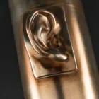 Wysoki wazon rzemieślniczy z kolorowej ceramiki Made in Italy - Monte Viadurini