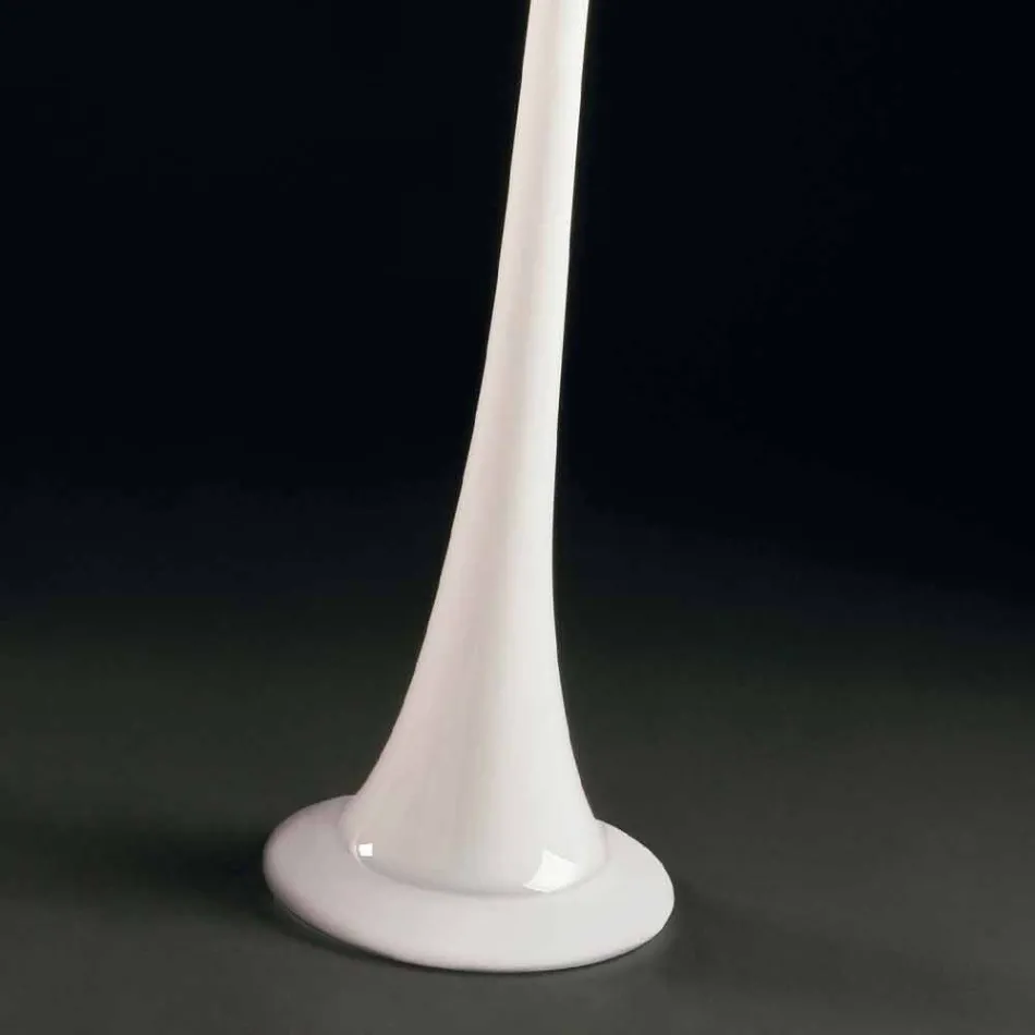 Wysoki wazon wewnętrzny z kolorowego szkła Nowoczesny design Made in Italy - Elviro Viadurini