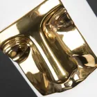 Nowoczesny wysoki wazon z białej ceramiki z kolorową wkładką Made in Italy - Lexi Viadurini