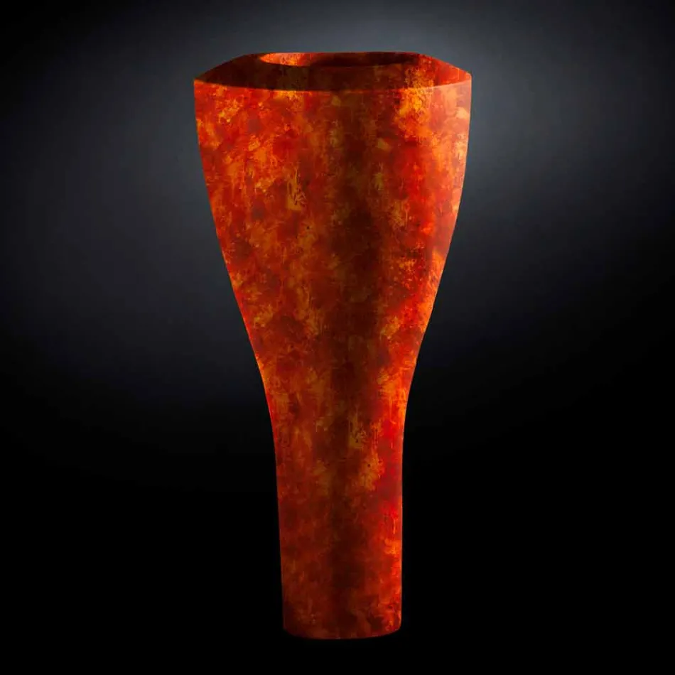 Nowoczesny wazon z polietylenu Made in Italy Wysoka jakość - Timodeo Viadurini