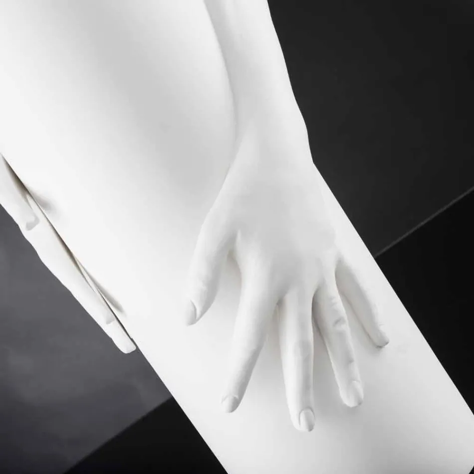 Wysoki wewnętrzny wazon ceramiczny wykonany ręcznie we Włoszech - Monte Viadurini