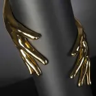 Wysoki wewnętrzny wazon ceramiczny wykonany ręcznie we Włoszech - Monte Viadurini