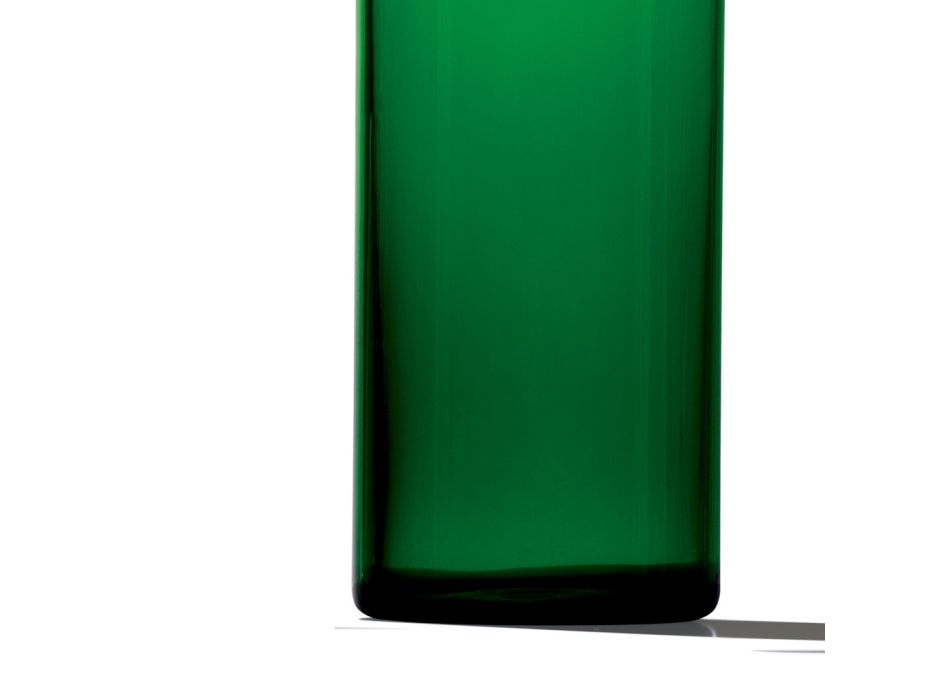 Ręcznie robiony zielony wazon z dmuchanego szkła Murano Made in Italy - Greeny Viadurini