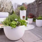 Wazon z oświetleniem LED lub słonecznym Nowoczesny design w różnych rozmiarach - Svasostar Viadurini