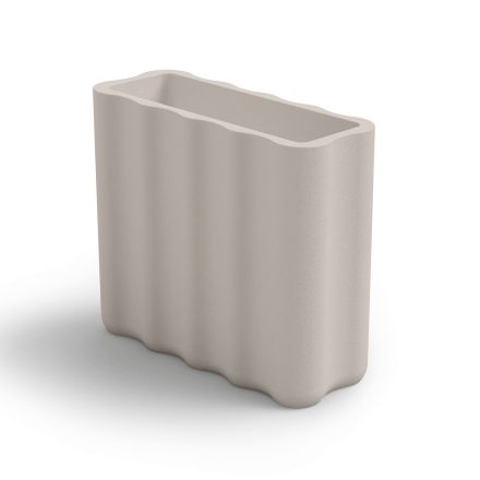 Wazon ogrodowy z kolorowego polietylenu 2 rozmiary Made in Italy - Barbia Viadurini