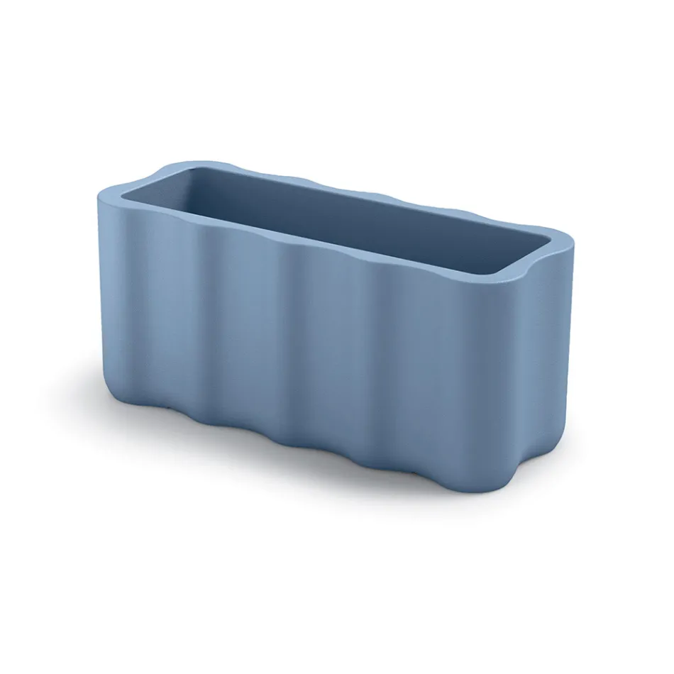 Wazon ogrodowy z kolorowego polietylenu Made in Italy - Messy Viadurini