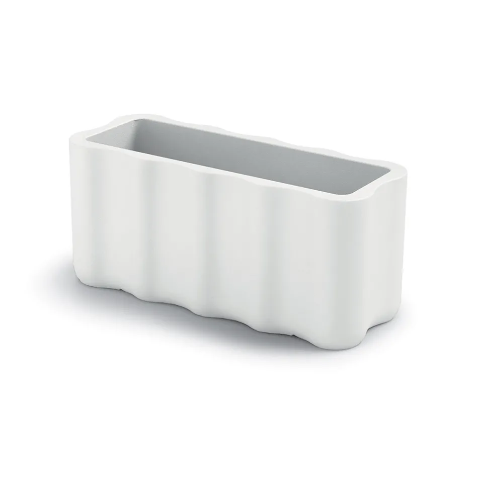 Wazon ogrodowy z kolorowego polietylenu Made in Italy - Messy Viadurini