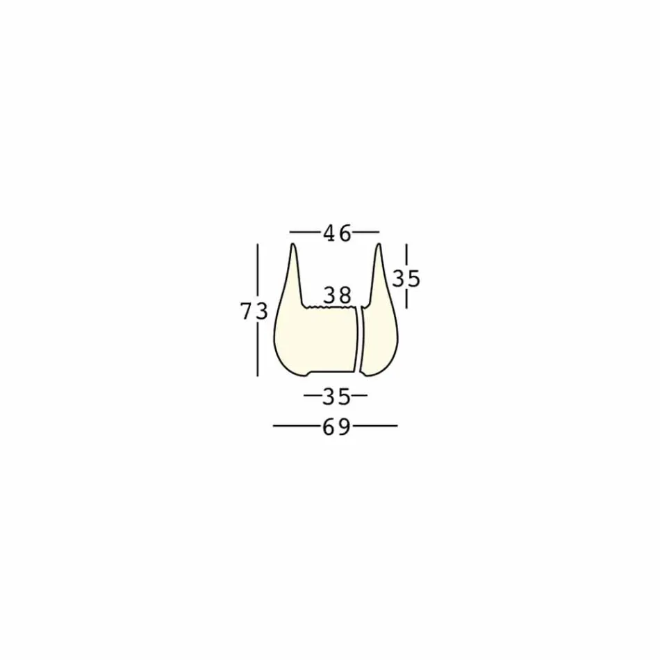 Wazon wiszący na zewnątrz z polietylenu wykonany z polietylenu Wyprodukowano we Włoszech - Monita Viadurini