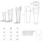 Świecący wazon na zewnątrz z białego polietylenu Made in Italy - Galileo Viadurini