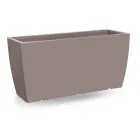 Prostokątny wazon ogrodowy z polietylenu Made in Italy - Albarone Viadurini