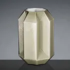 Wazon do wnętrz z polerowanego szkła Ręcznie robiony we Włoszech - Flock Viadurini