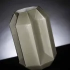 Wazon do wnętrz z polerowanego szkła Ręcznie robiony we Włoszech - Flock Viadurini