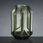 Wazon do wnętrz z polerowanego szkła Ręcznie robiony we Włoszech - Flock Viadurini