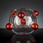 Okrągły wazon wewnętrzny z dmuchanego szkła Murano Made in Italy - Astore Viadurini