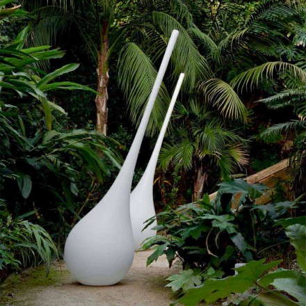 Dekoracyjny wazon ogrodowy z tworzywa sztucznego na zewnątrz lub do wewnątrz - Ampułka firmy Myyour Viadurini