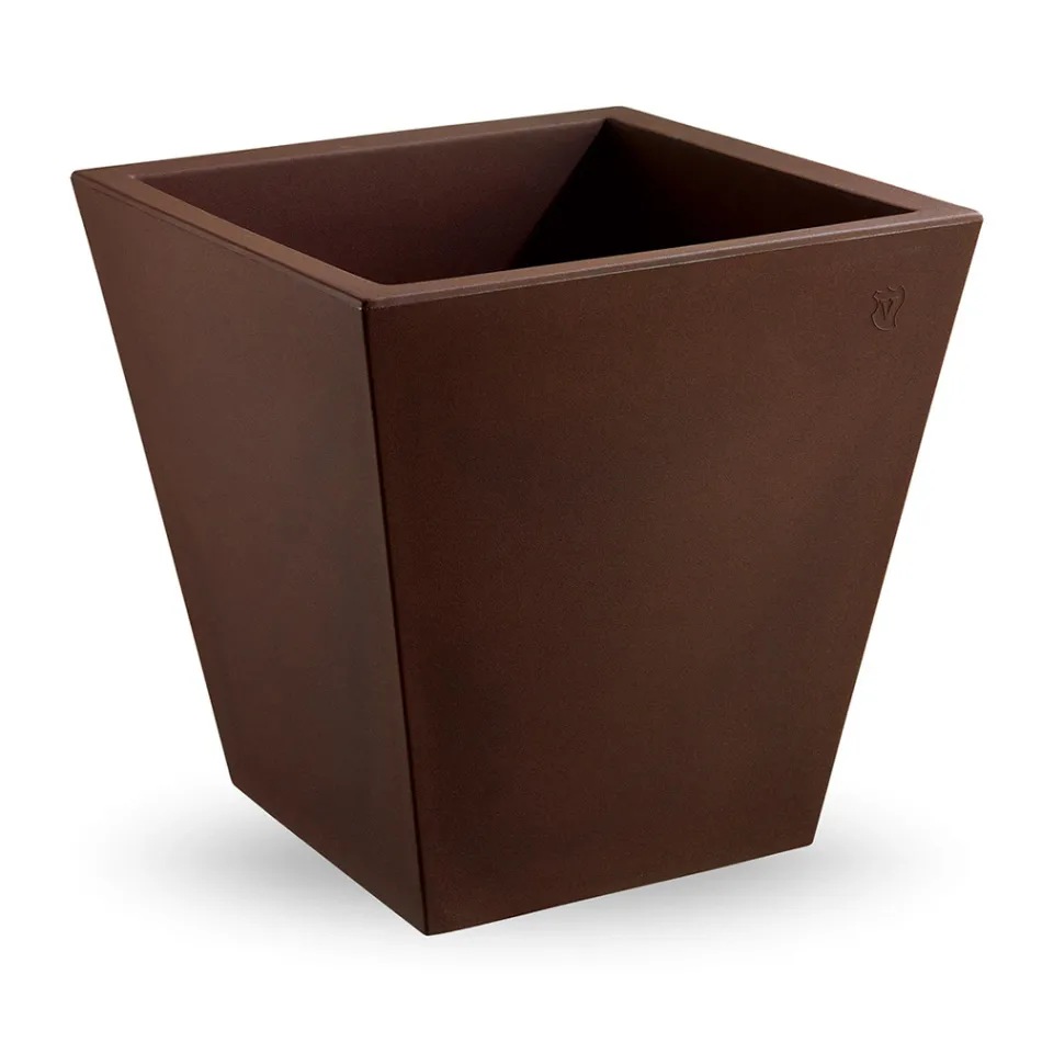 Wazon dekoracyjny do wnętrz z kolorowego polietylenu Made in Italy - Mengo Viadurini