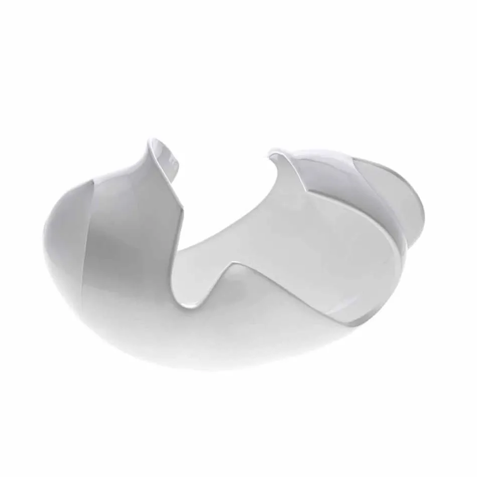 Dekoracyjny wazon z matowej lub szkliwionej ceramiki Made in Italy - Waves Viadurini