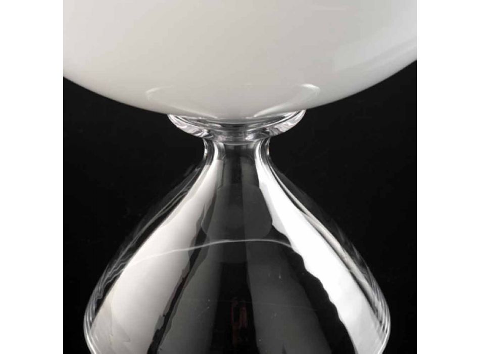 Dekoracyjny wazon ze szkła dmuchanego wykonany ręcznie we Włoszech - Serena Viadurini