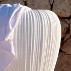 Wazon do dekoracji wnętrz lub na zewnątrz z polietylenu, 2 sztuki - Skin by Myyour Viadurini