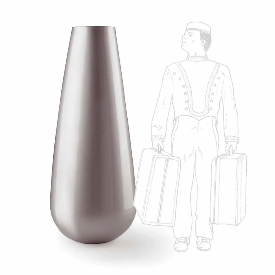 Wazon dekoracyjny z polietylenu na zewnątrz Made in Italy - Menea Viadurini