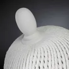 Elegancki wazon ceramiczny do wnętrz wykonany ręcznie we Włoszech - Napoleone Viadurini