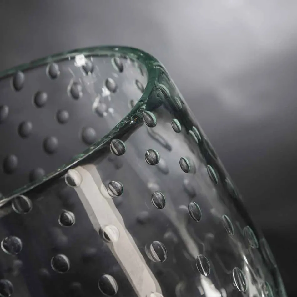 Elegancki wazon do wnętrz ze szkła Murano Made in Italy - Copernicus Viadurini