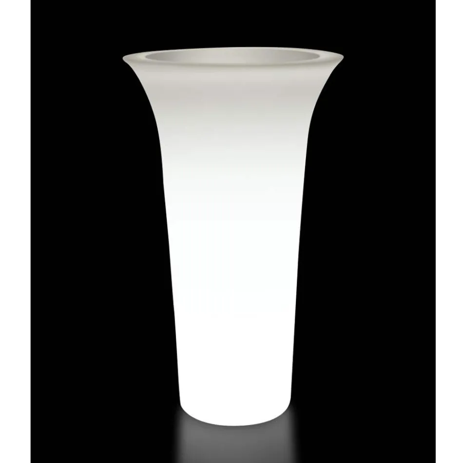 Okrągła doniczka ogrodowa z polietylenu Wyprodukowano we Włoszech - Tremont Viadurini