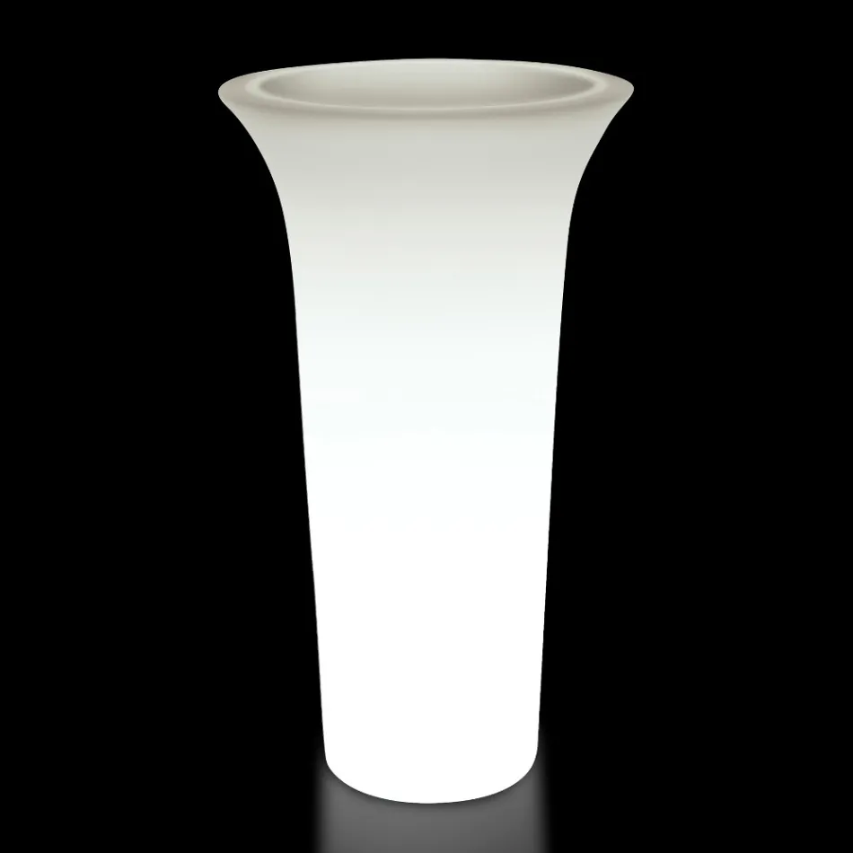 Okrągła doniczka ogrodowa z polietylenu Wyprodukowano we Włoszech - Tremont Viadurini