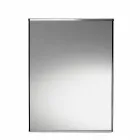 Wolnostojący geometryczny wazon lustrzany i struktura z drewna i stali - Ghenna Viadurini