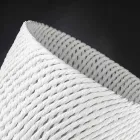 Ręcznie robiony ceramiczny wazon z tkanym wątkiem Made in Italy - Napoleon Viadurini