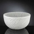 Ręcznie robiony ceramiczny wazon z tkanym wątkiem Made in Italy - Napoleon Viadurini