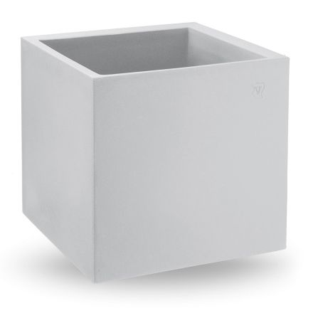 Wazon w kolorowym kształcie sześciennego polietylenu Made in Italy - Tonello Viadurini