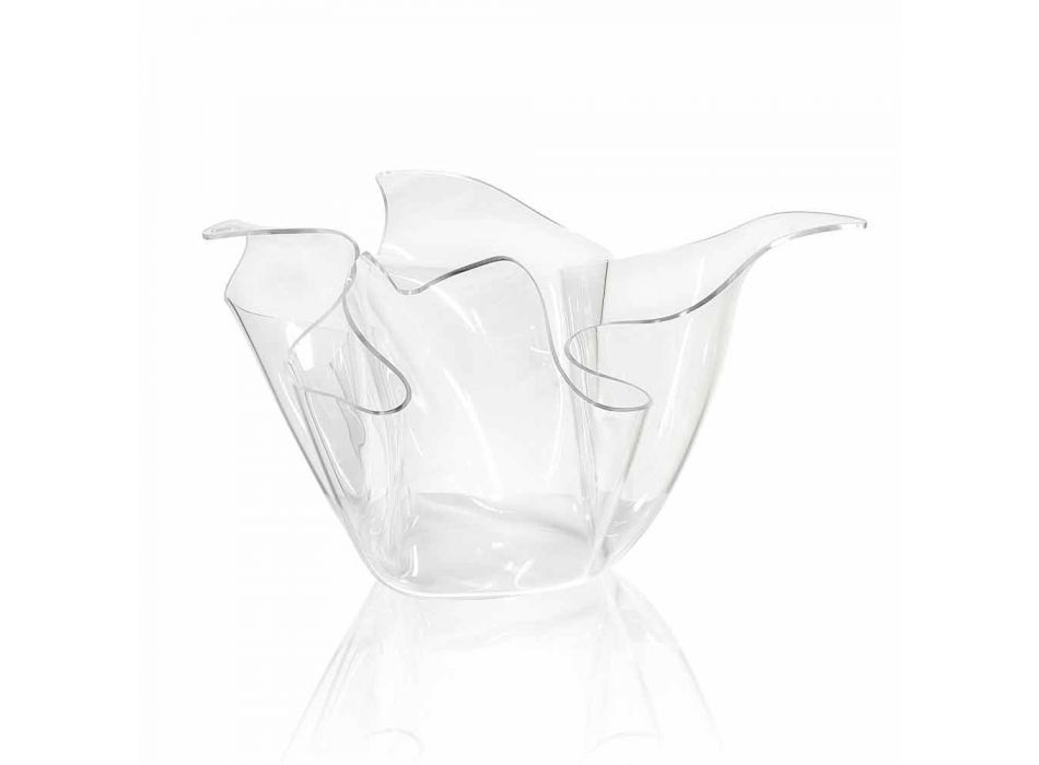 Wiszący uniwersalny wazon Pina, transparentny, nowoczesny design Viadurini
