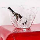 Wiszący uniwersalny wazon Pina, transparentny, nowoczesny design Viadurini
