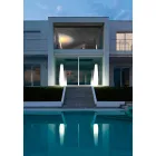 Wazon świecący na zewnątrz ze światłem LED z polietylenu Made in Italy - Nadai Viadurini