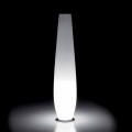 Wazon świecący na zewnątrz ze światłem LED z polietylenu Made in Italy - Nadai